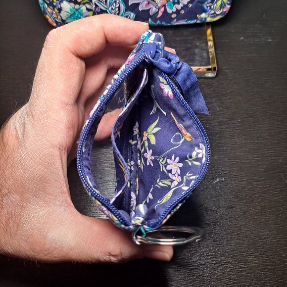 Vera Bradly crossbody bag and coin id purse french paisley - Picture 6 of 11